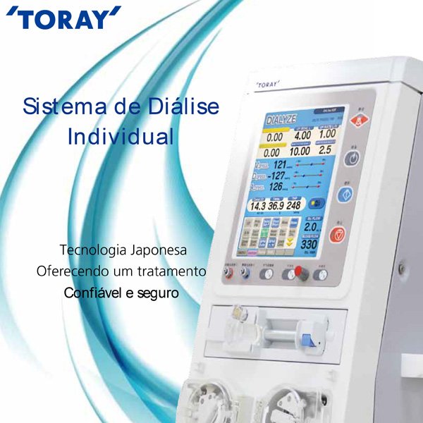 Máquina de Hemodiálise TR-8000 da Toray